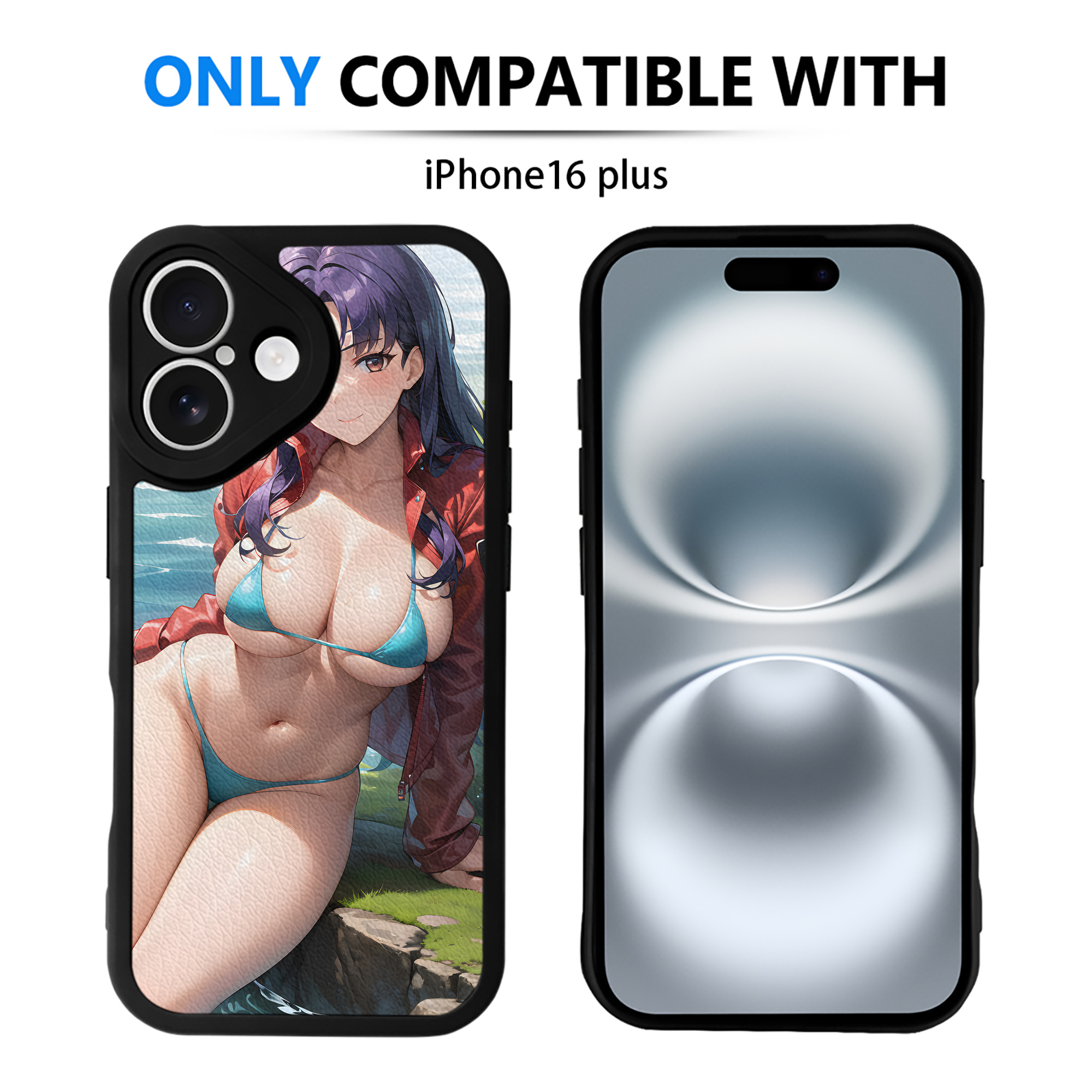 （画像用） EVA 新世紀エヴァンゲリオン 【iPhone 16シリーズ対応】シリコンスマホケース（レザー調） 材質：シリコン